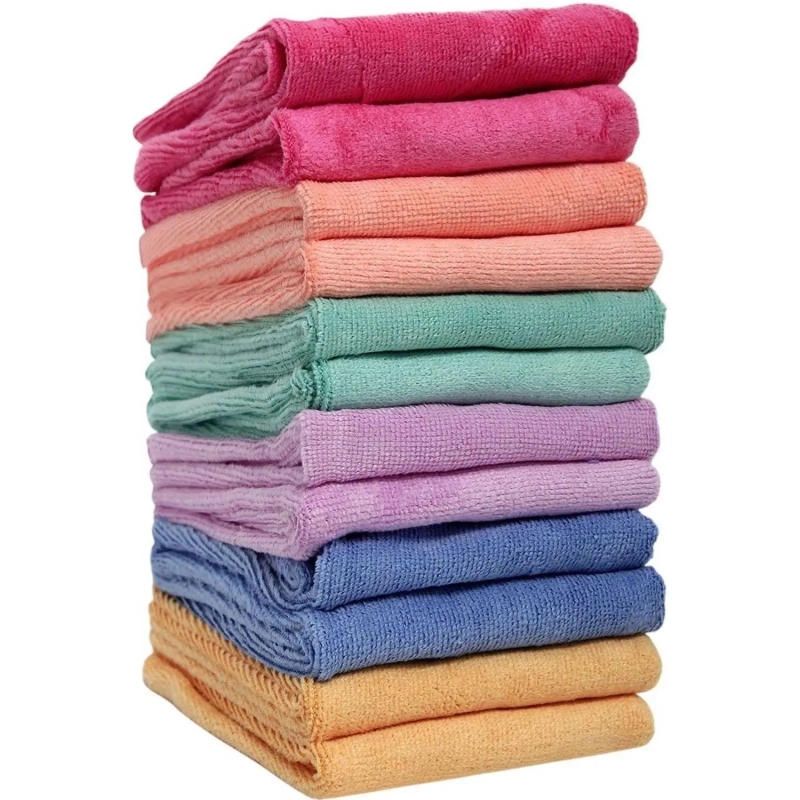 Салфетки из микрофибры набор 250 гр/м2,&nbsp; 30x45 см. (12 шт.) LIMROY LR-123