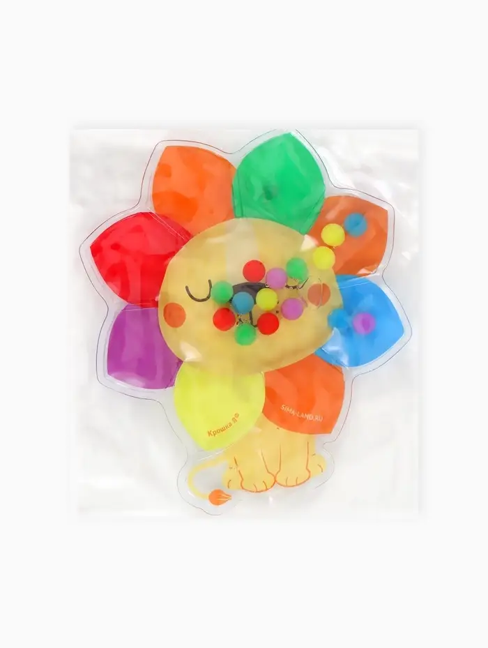 Развивающий сортер - сквиш для малышей &laquo;Лев&raquo;, в пакете Крошка Я