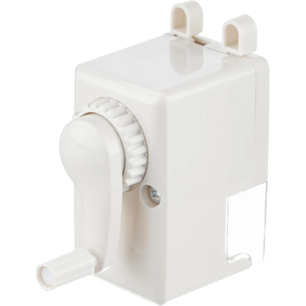 Точилка механическая, 8 мм, фиксация карандаша, белая