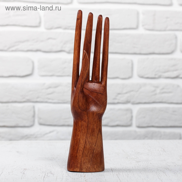 Подставка для колец дерево "Классика" 5*6*25 см