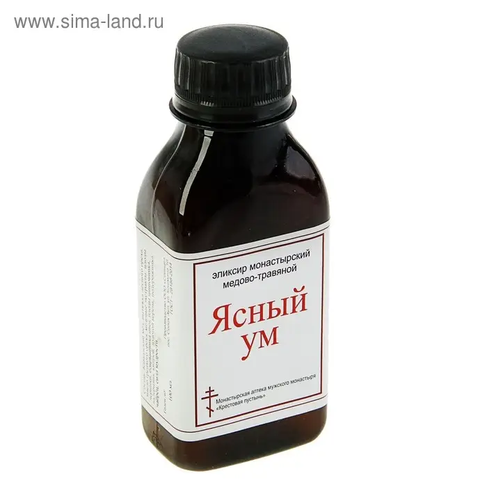 Эликсир монастырский &laquo;Ясный ум&raquo; 100 мл