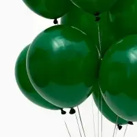 Воздушные шары латексные 12" &laquo;Темный зеленый&raquo; набор 100 штук