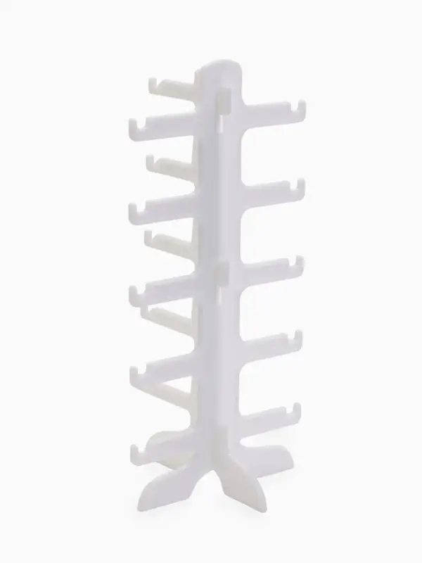 Подставка под очки, 5 мест, 15.5&times;14&times;31 см, белая