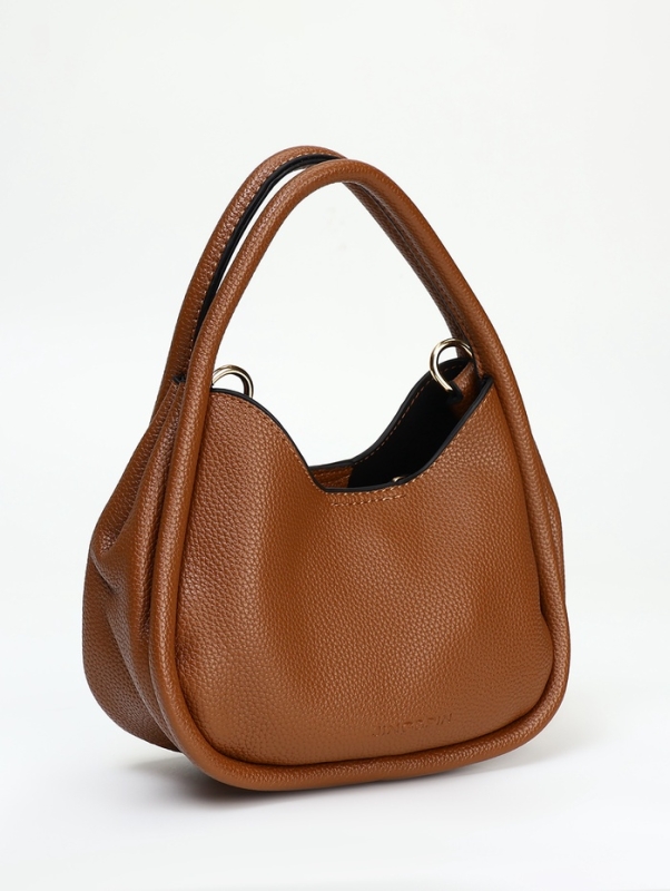 Сумка женская тоут на молнии, цвет коричневый