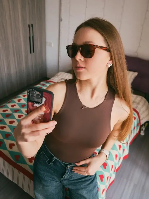 Очки солнцезащитные женские &laquo;OneSun. Wayfarer&raquo;, uv 400, линза 5&times;6 см, коричневый