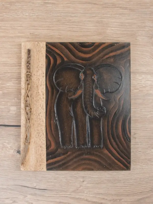 Фотоальбом "Слон" 10 листов, 23х27х2 см, цв. коричневый