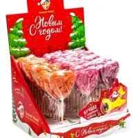 Карамель леденцовая фигурная Sweet Ness Символ года 2026 на сердце, 30 г