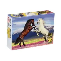 Пазл 54 эл. "Лошади. Символ года" МИКС