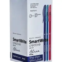 Ручка шариковая BrunoVisconti. SmartWrite. Creative, синий стержень, узел 0.5 мм, МИКС