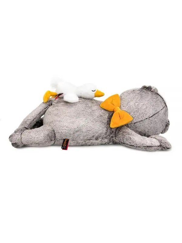 Мягкая игрушка &laquo;Кот Басик&raquo; сонный, с гусиком, пижамница, 50 см