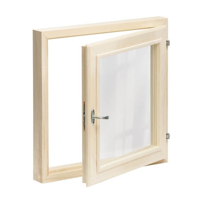 Окно, 60×60см, двойное стекло ЛИПА Окно, 60×60см, двойное стекло ЛИПА