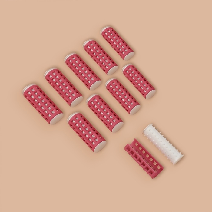 Термобигуди с фиксатором, d = 1,5 см, 10 шт, цвет МИКС Термобигуди с фиксатором, d = 1,5 см, 10 шт, цвет МИКС