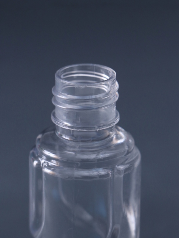 Баночка для скрапбукинга пластик "Бутылочка волна" 50 мл набор 6 шт 3,3х3,3х8,2 см