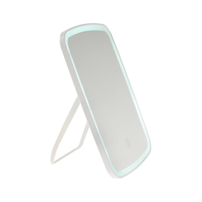 Зеркало Luazon KZ-12, подсветка, настольное, 42 диода, USB, 3 режима свечения Зеркало Luazon KZ-12, подсветка, настольное, 42 диода, USB, 3 режима свечения