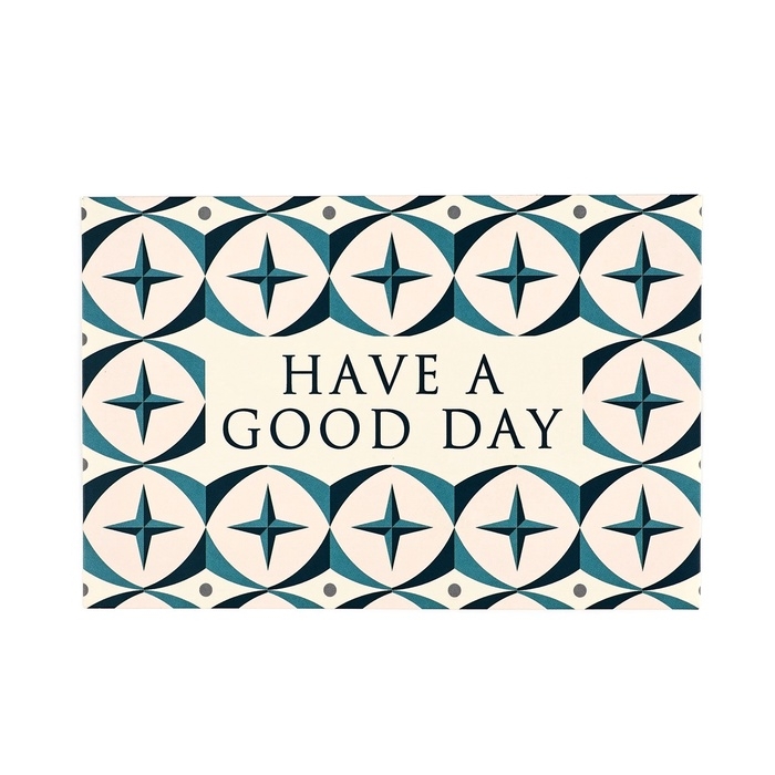 Пакет ламинированный двухсторонний «Геометрия», с тишью и открыткой, ML, 23 х 27 х 11.5