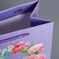 Пакет подарочный "Цветочная симфония" ламинированный 18 х 22,3 х 10 см