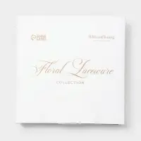Тарелка десертная WY Floral Laceware, d=20 см, фарфор, белая