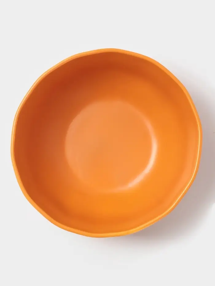 Салатник Magistro Potter, 1.2 л, d=17.4, фарфор, оранжевый