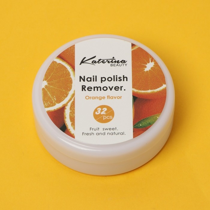 Салфетки для снятия лака, гель-лака, аромат апельсина, 32 шт Салфетки для снятия лака, гель-лака, аромат апельсина, 32 шт