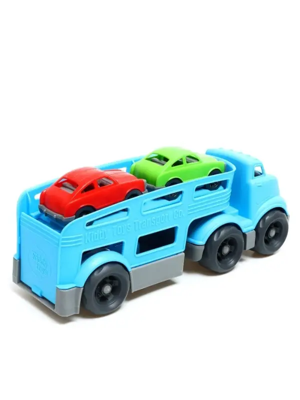 Грузовик - автовоз детский, с 3 машинками, цвет МИКС