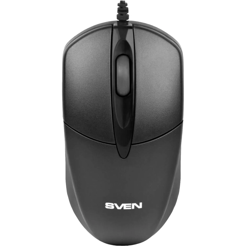 Мышь компьютерная Sven Мышь RX-112 USB черная  (SV-03200112UB)