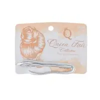 Заколка - автомат для волос QF &laquo;Рокси&raquo; изгиб, 8 см, серебро