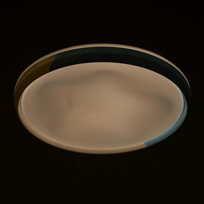 Светильник с ПДУ 670020N LED 72Вт 3 режима 3000-6000К диммер белый-синий 50х50х8 см