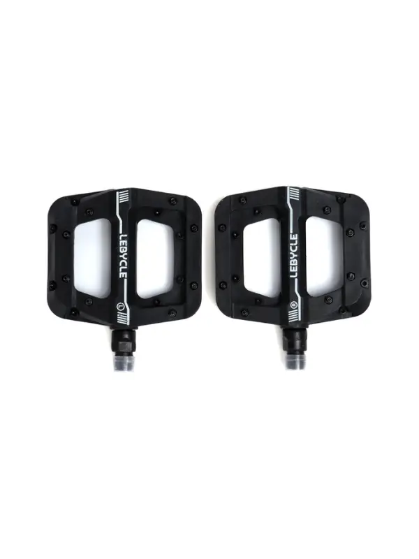 Педали для велосипеда, 9/16", с подшипником, нейлон, съёмные шипы