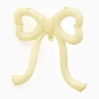 Воздушный шар фольгированный 22" &laquo;Бант&raquo;, кремовый