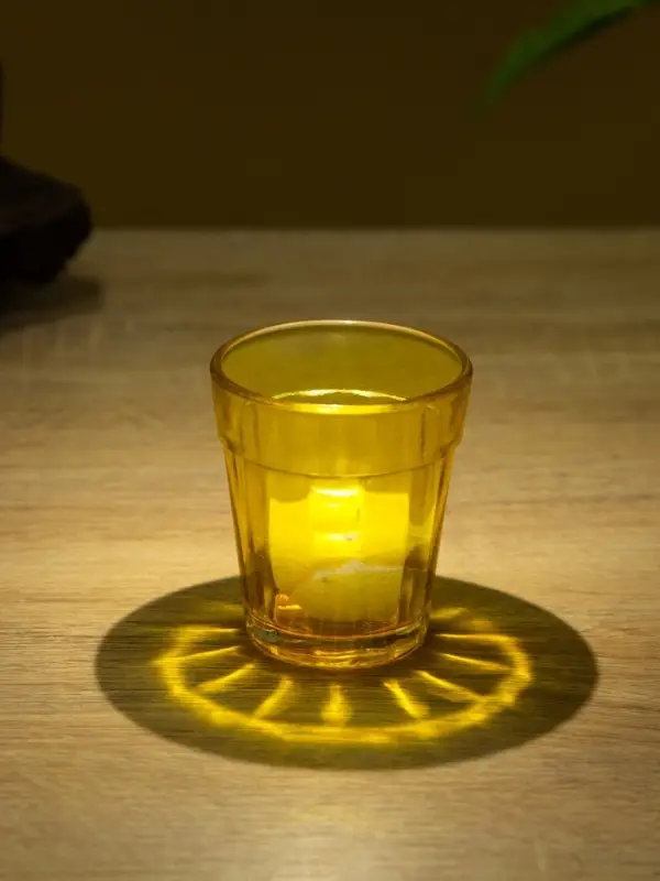 Подсвечник для чайной свечи, 5.5&times;5.5&times;6 см, МИКС