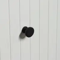 Ручка-кнопка CAPPIO PK322, d=30 мм, цвет черный, 8 шт.