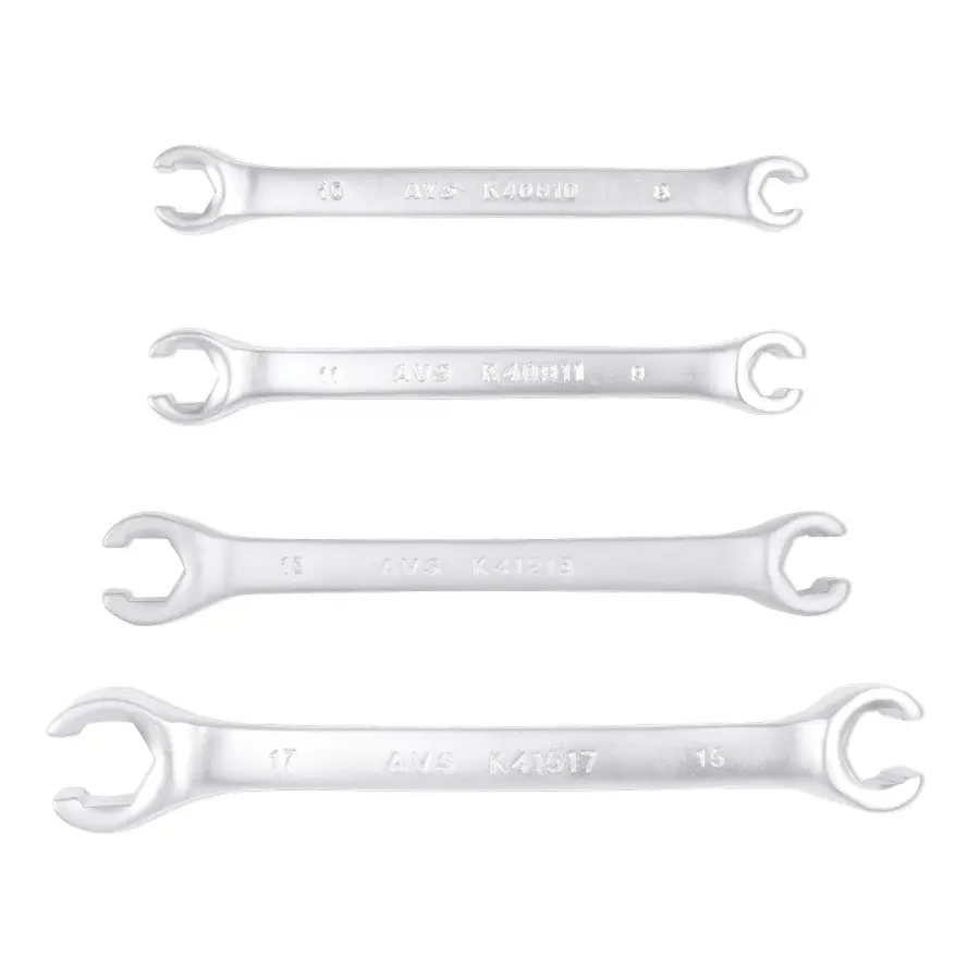 Набор ключей гаечных разрезных в сумке (8-17 мм) (4 предмета) AVS K4N4M