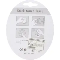 Светильник настенный светодиодный &laquo;Мастер К&raquo;, 1 Вт, 3 LED, от батареек 3&times;ААА, d=6.5 см