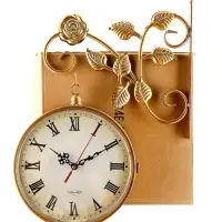 Часы настенные интерьерные &laquo;Финетти&raquo;, двусторонние, на подвесе, 28&times;29.5 см, d=21.5 см, от батареек 2&times;АА