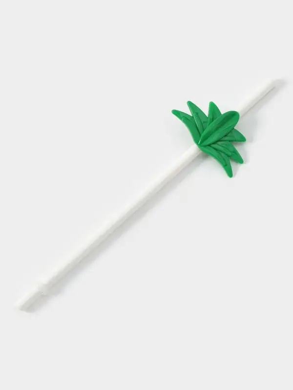 Стакан пластиковый с трубочкой и крышкой Доляна &laquo;Ананас&raquo;, 450 мл, жёлтый