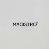 Блюдо фарфоровое Magistro «Ромашка», d=32,5 см, цвет белый