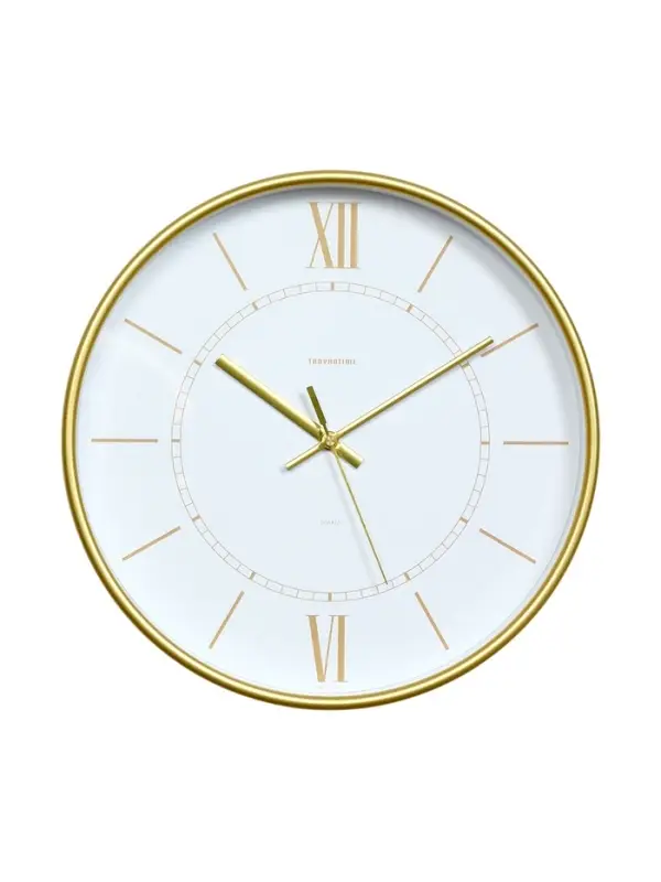 Часы настенные интерьерные &laquo;Эдит&raquo;, d=30.5 см, золотистые
