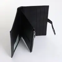 Портмоне мужское, на магните, чёрное