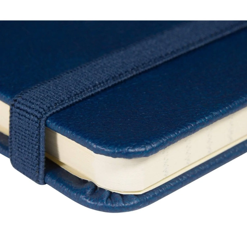 Блокнот А5 80л Bruno Visconti CITY на резинке темно-синий 3-698/01