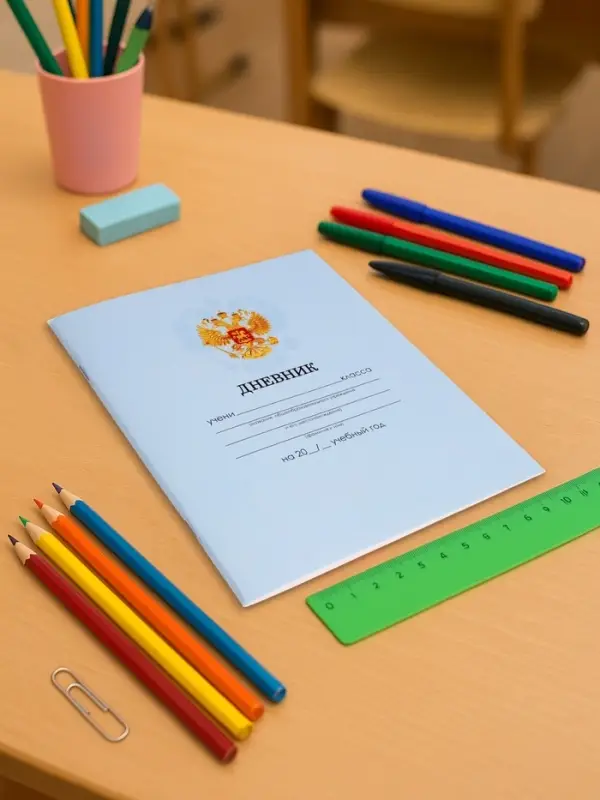 Дневник школьный для 1-11 классов, &laquo;Голубой нежный однотонный&raquo;, мягкая обложка, 40 листов