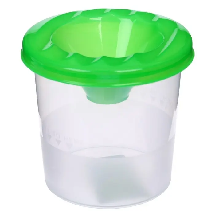 Стакан - непроливайка для рисования Calligrata, 210 мл, зелёный