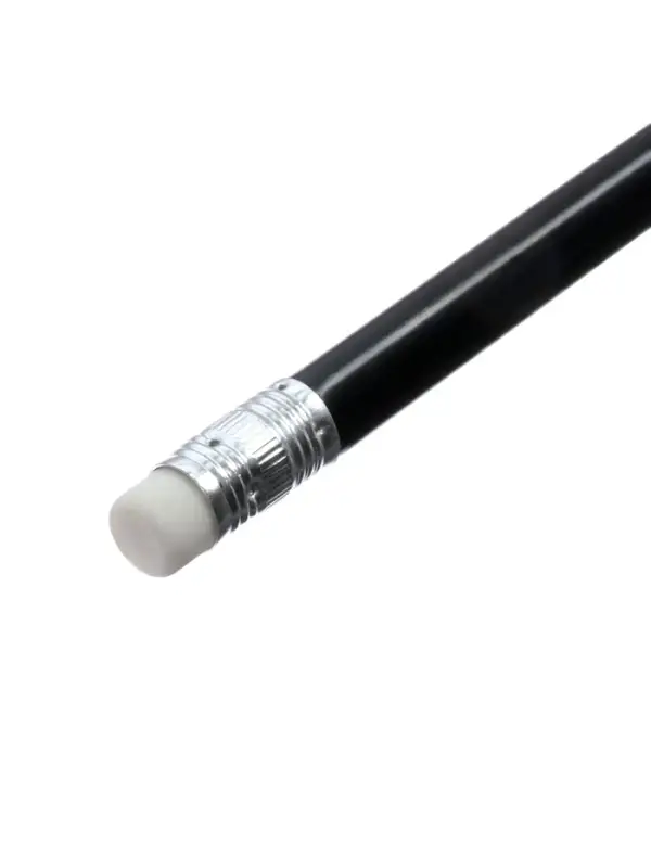 Набор карандашей чернографитных Calligrata. Classic, 12 штук, HB, с ластиком, трёхгранные, пластиковые, чёрный корпус