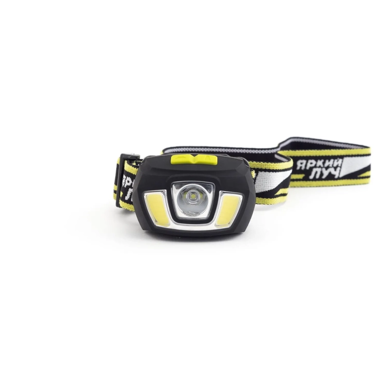 Фонарь налобный ЯРКИЙ ЛУЧ LH-160A Stalker CREE XP-G2 +2COB диммер акк