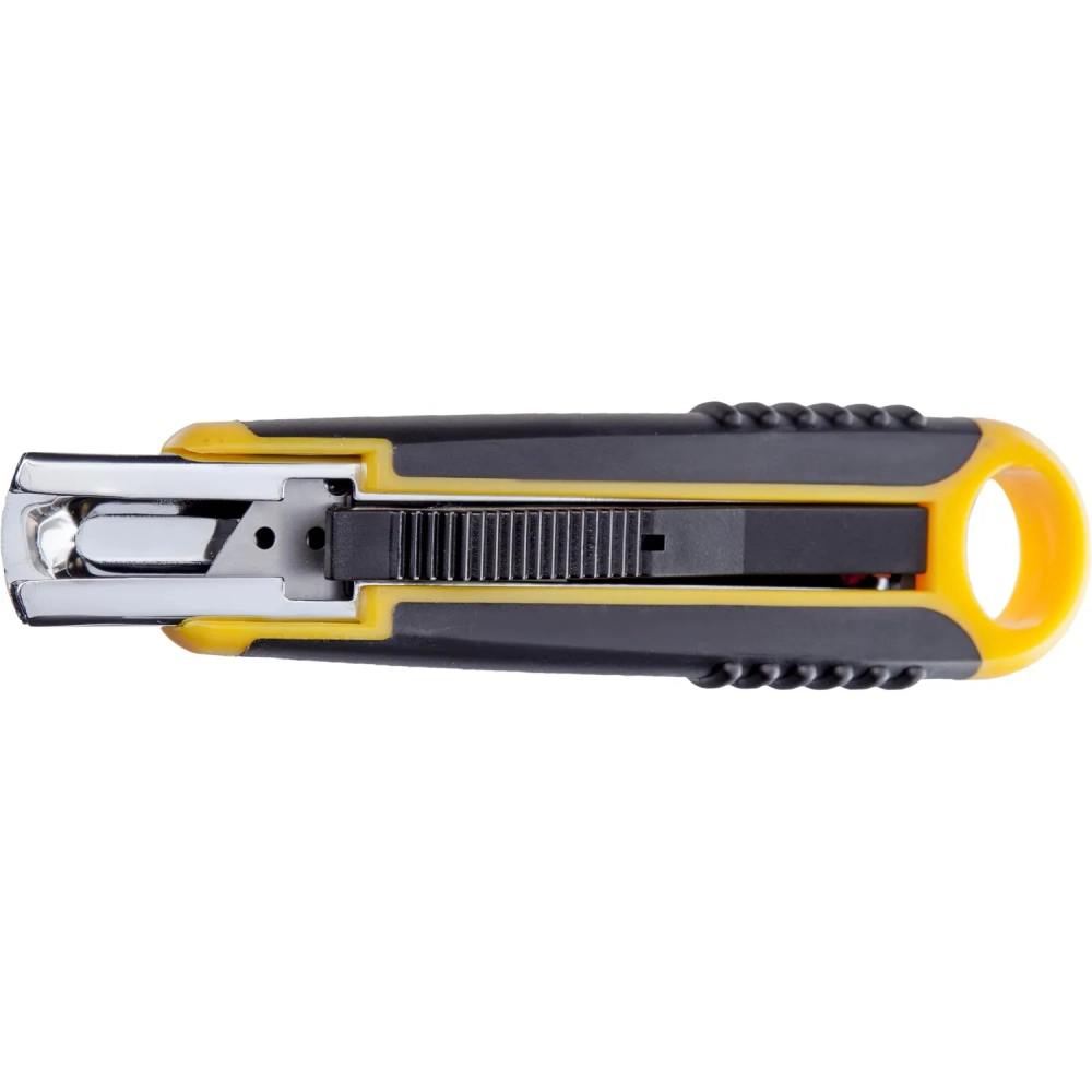 Нож промышленный&nbsp;18 мм Attache Selection с возвр.пружиной, с резин.руч.