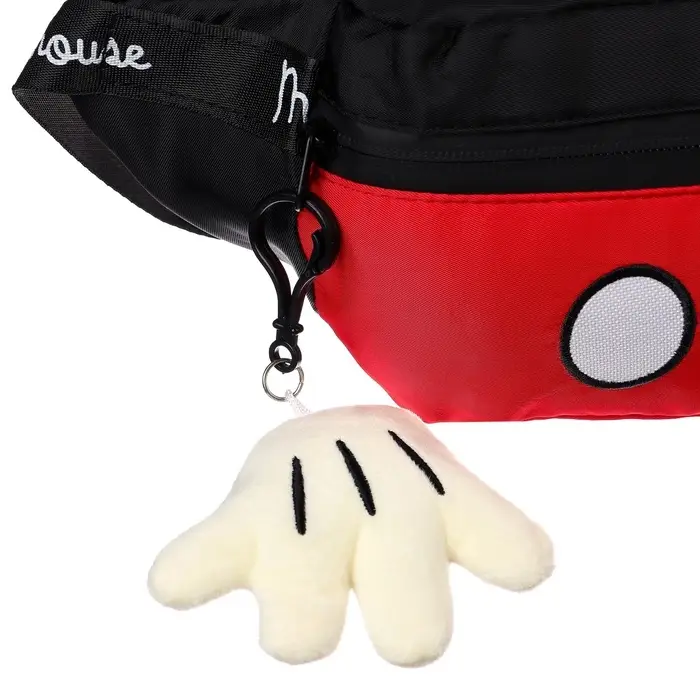 Сумка поясная детская с ушками, 20&times;16&times;5 см, Микки Маус