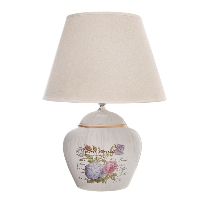 Настольная лампа с абажуром RISALUX «Сити», Е27, 40 Вт, 30×30×43 см Настольная лампа с абажуром RISALUX «Сити», Е27, 40 Вт, 30×30×43 см