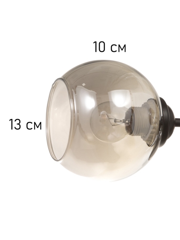 Люстра Люстра "Истра" 4х40Вт Е27 черный