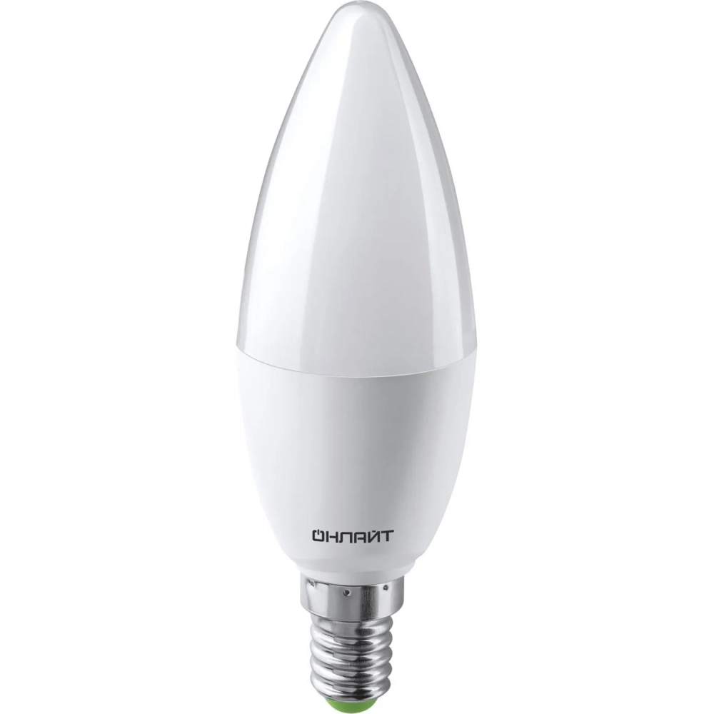 Лампа светодиодная ОНЛАЙТ OLL-C37-10-230-2.7K-E14-PROMO 10Вт Е14 2.7К 82914
