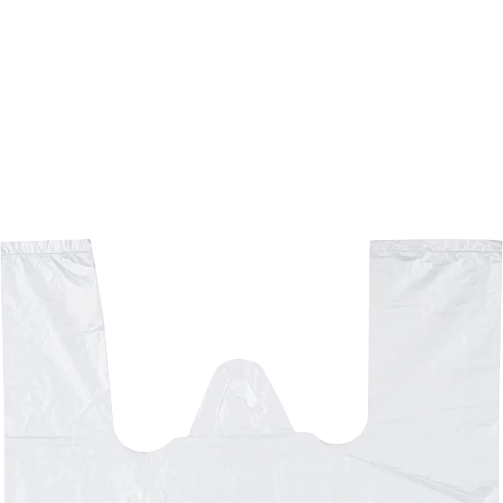 Пакет-майка ПНД 24+12х44 12мкм 90 шт./уп. Белая Эконом