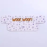 Коробка для макарун кондитерская, упаковка, &laquo;WOOF&raquo;, 18&times;5.5&times;5.5 см